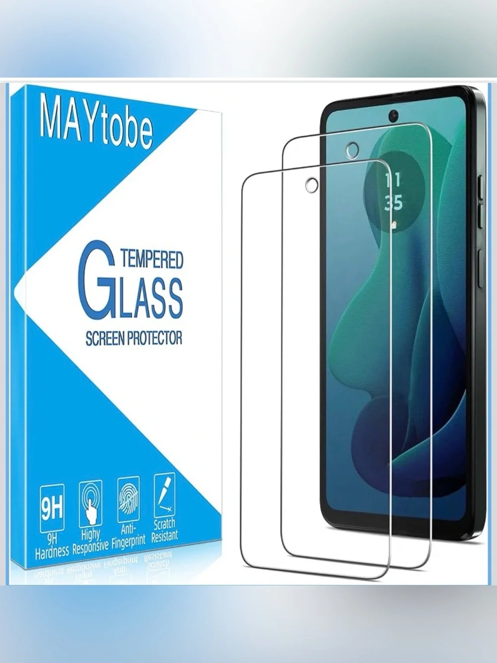 NWT Tempered Glass 2 Pack for Moto G 5G 2024 Screen Protector